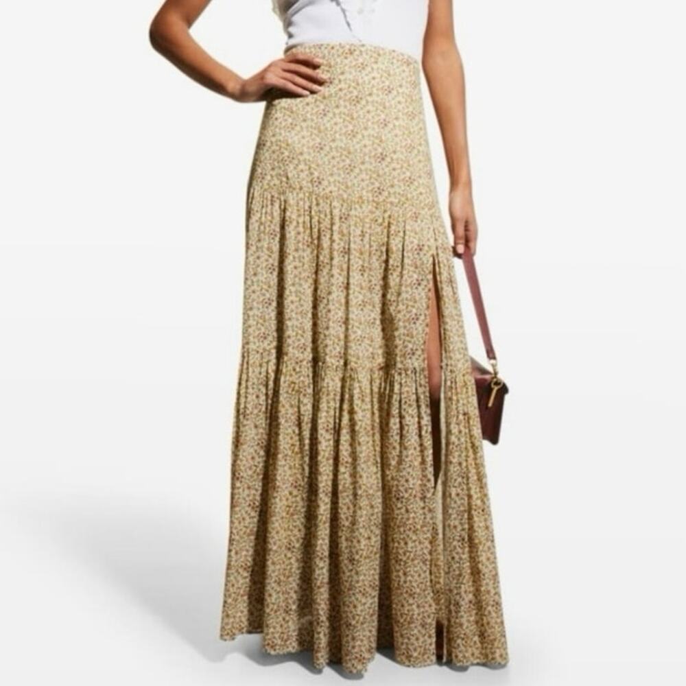 Veronica Beard Serence Floral Maxi Skirt